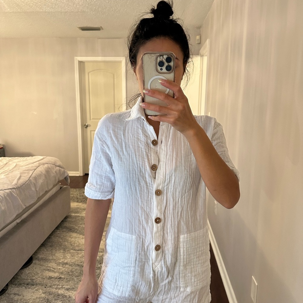 Rip Curl Cream Button-Up Shirt